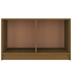 Meuble TV Marron miel 70x33x42 cm Bois de pin massif