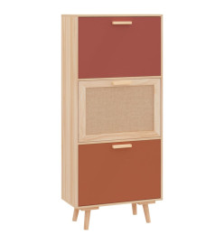 Armoire à chaussures 52x25x120 cm bois d'ingénierie