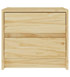 Table de chevet 40x30,5x35,5 cm bois de pin solide