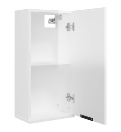 Armoire de salle de bain murale Blanc brillant 32x20x67 cm