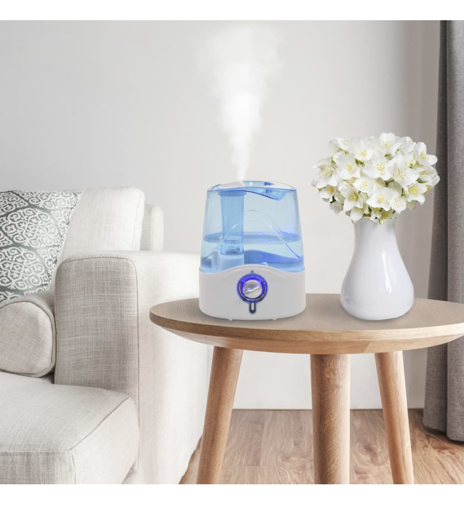 Humidificateur à ultrasons avec brume et veilleuse 6 L 300 ml/h