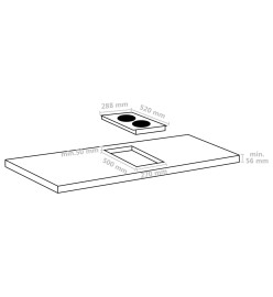 Plaque de cuisson à induction 2 brûleur Contrôle tactile 3500W