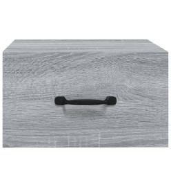 Tables de chevet murales 2 pcs Sonoma gris 35x35x20 cm