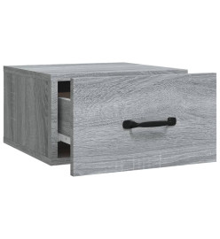 Tables de chevet murales 2 pcs Sonoma gris 35x35x20 cm