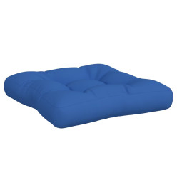 Coussins de palette 2 pcs bleu royal tissu