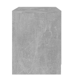 Tables de chevet 2 pcs Gris béton 45x34,5x44,5 cm Aggloméré