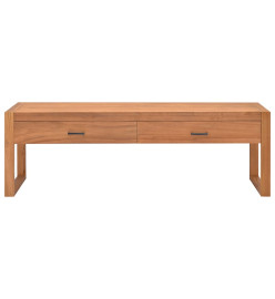 Meuble TV 140x40x45 cm Bois de teck