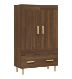 Buffet Chêne marron 70x31x115 cm Bois d'ingénierie