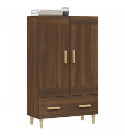 Buffet Chêne marron 70x31x115 cm Bois d'ingénierie