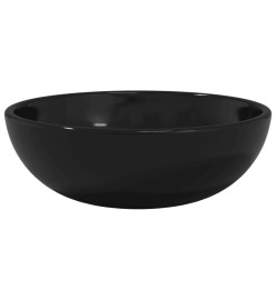 Lavabo Verre trempé 35x12 cm Noir