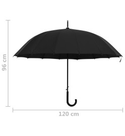 Parapluie automatique Noir 120 cm