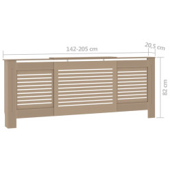 Cache-radiateur MDF 205 cm