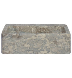 Lavabo Gris 40x40x12 cm Marbre