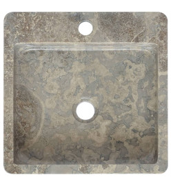 Lavabo Gris 40x40x12 cm Marbre