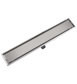 Drain de douche linéaire 830 x 140mm Acier inoxydable