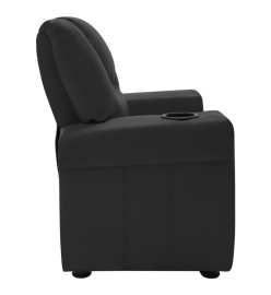 Fauteuil inclinable enfants Similicuir Noir