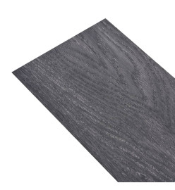 Planche de plancher PVC autoadhésif 5,02 m² 2 mm Noir et blanc