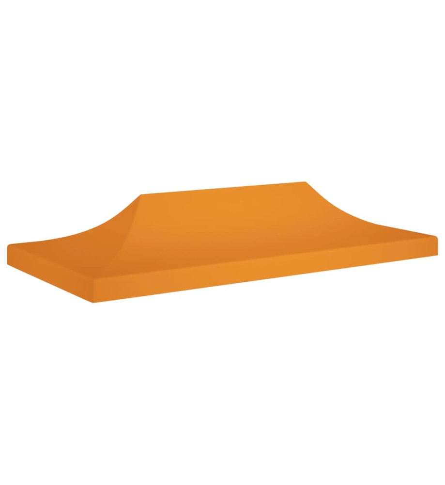 Toit de tente de réception 6x3 m Orange 270 g/m²