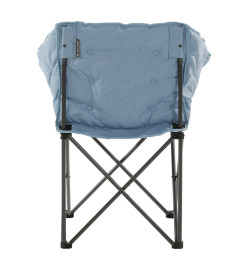 Travellife Chaise de camping compacte pliable Lago Cross ondulée bleu