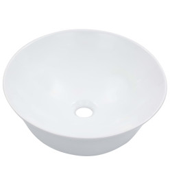 Lavabo 41x12,5 cm Céramique Blanc