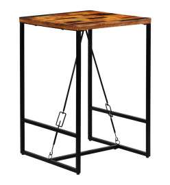 Table de bar Bois recyclé solide 70 x 70 x 106 cm