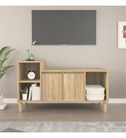 Meuble TV Chêne sonoma 100x35x55 cm Bois d'ingénierie