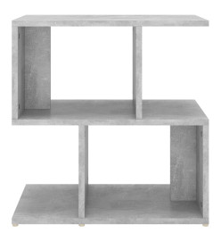 Table de chevet Gris béton 50x30x51,5 cm Aggloméré