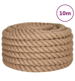 Corde de jute 10 m de long 36 mm d'épaisseur