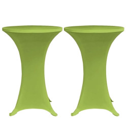 Housses de table extensible 4 pcs 70 cm Vert