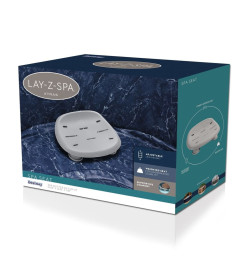 Bestway Siège de spa réglable gris 40,8x31,5x20 cm