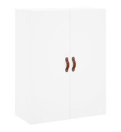 Armoire murale blanc 69,5x34x90 cm