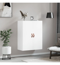 Armoire murale blanc 69,5x34x90 cm