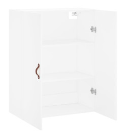 Armoire murale blanc 69,5x34x90 cm