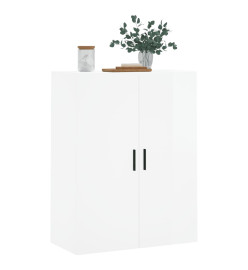 Armoire murale blanc brillant 69,5x34x90 cm