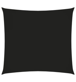 Voile de parasol Tissu Oxford carré 5x5 m Noir