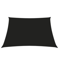 Voile de parasol Tissu Oxford carré 5x5 m Noir