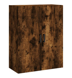 Armoire murale chêne fumé 69,5x34x90 cm