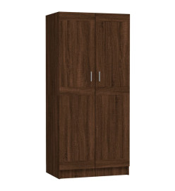 Garde-robe Chêne marron 82,5x51,5x180 cm Bois d'ingénierie