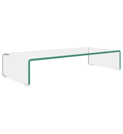 Meuble TV / pour moniteur 70 x 30 x 13 cm Verre Transparent