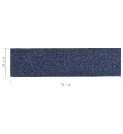 Tapis d'escalier autocollants Rectangulaire 15 pcs 76x20 cm