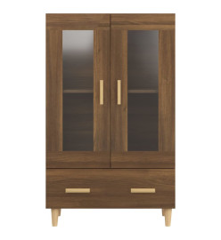 Buffet Chêne marron 70x31x115 cm Bois d'ingénierie