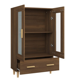 Buffet Chêne marron 70x31x115 cm Bois d'ingénierie