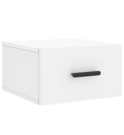 Tables de chevet murales 2 pcs blanc 35x35x20 cm