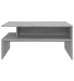 Table basse Sonoma gris 90x60x42,5 cm Bois d'ingénierie