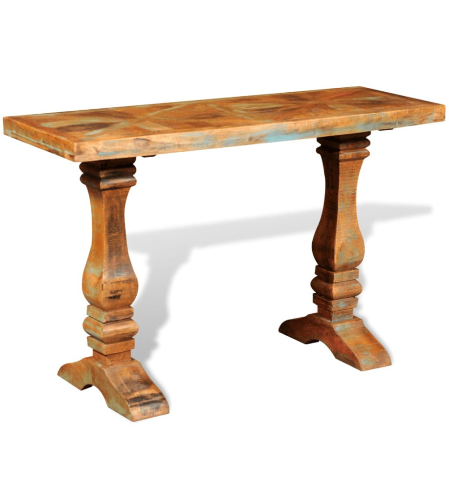 Table console Bois de récupération massif