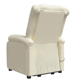 Fauteuil de massage Crème Similicuir