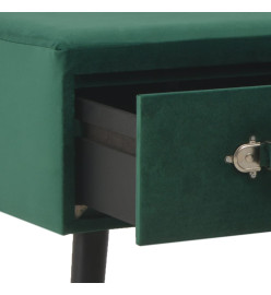 Table basse Vert 80x40x46 cm Velours