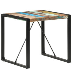 Table de salle à manger 80x80x75 cm Bois de récupération massif