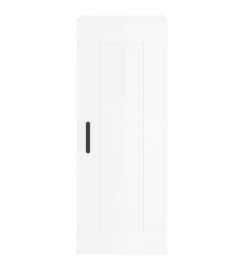 Armoire murale blanc brillant 34,5x34x90 cm bois d'ingénierie