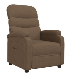 Fauteuil inclinable Marron Tissu